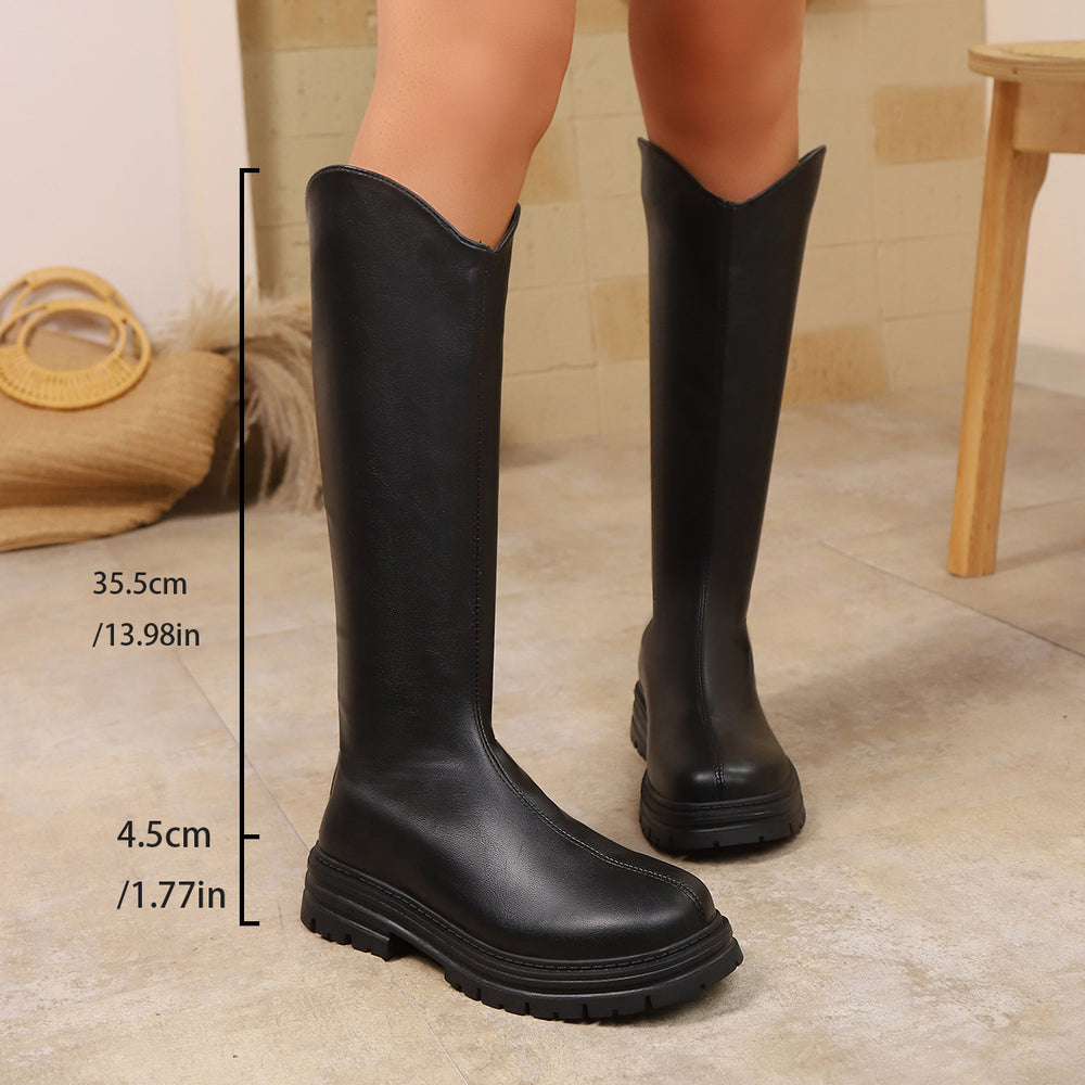 Export knight fall and winter boots new arrivalmildred styleeasiest for matchpetitesknee-high boots