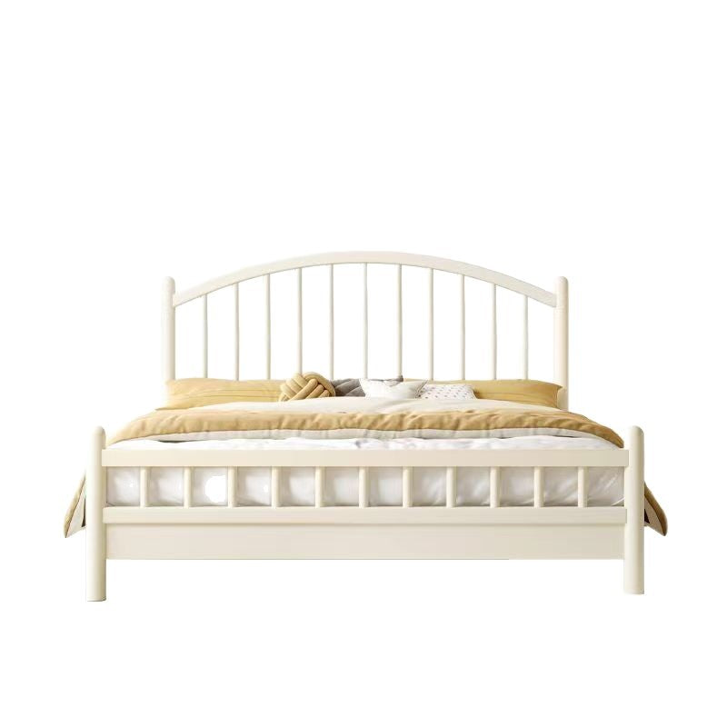 Nordic solid wood bed windsor bed 1.95m single double bed modern casual rental apartment b&b bed