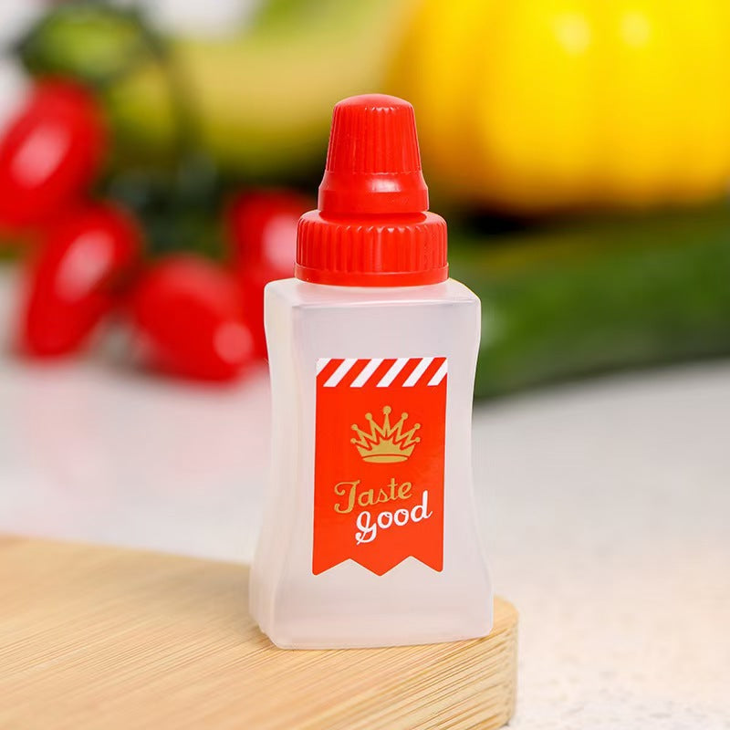 Mini sauce bottle plastic squeeze sauce bottle japanese style squeeze condiment bottle food grade portable soy sauce bottle cross-border