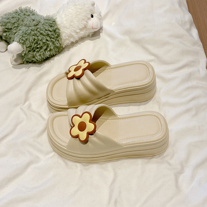 New eva platform wedge slides for women - versatile, trendy, and stylish