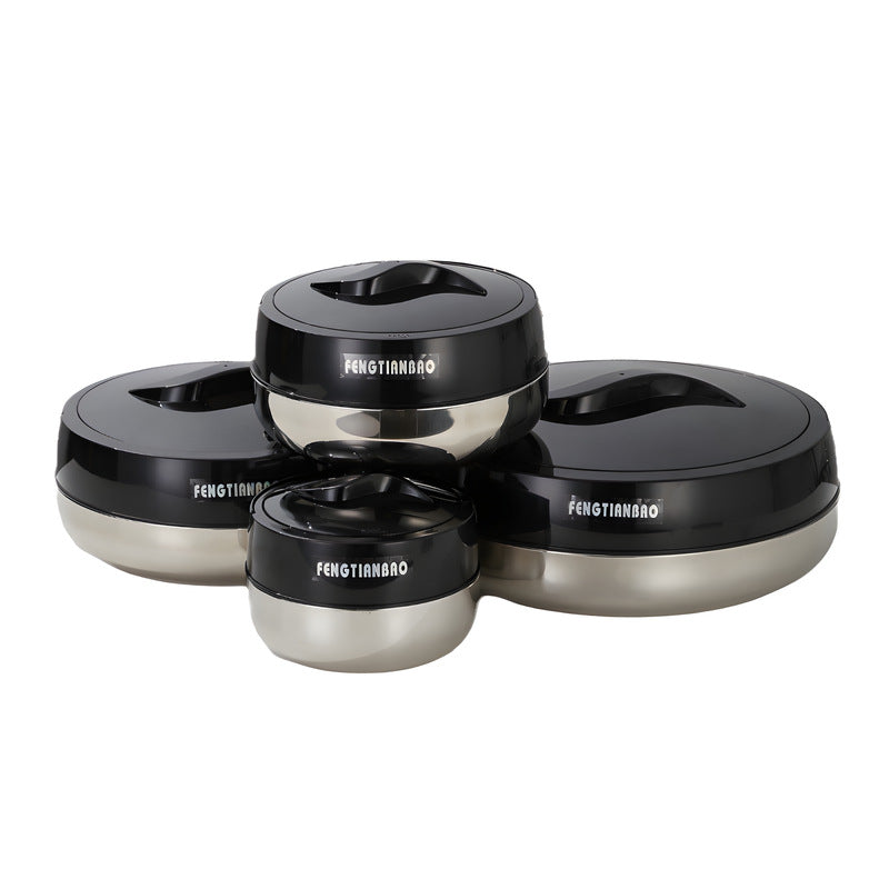 foreign trade 2l-4l-6l-10l stainless steel thermal insulation pot household food thermal insulation container thermal insulation box set