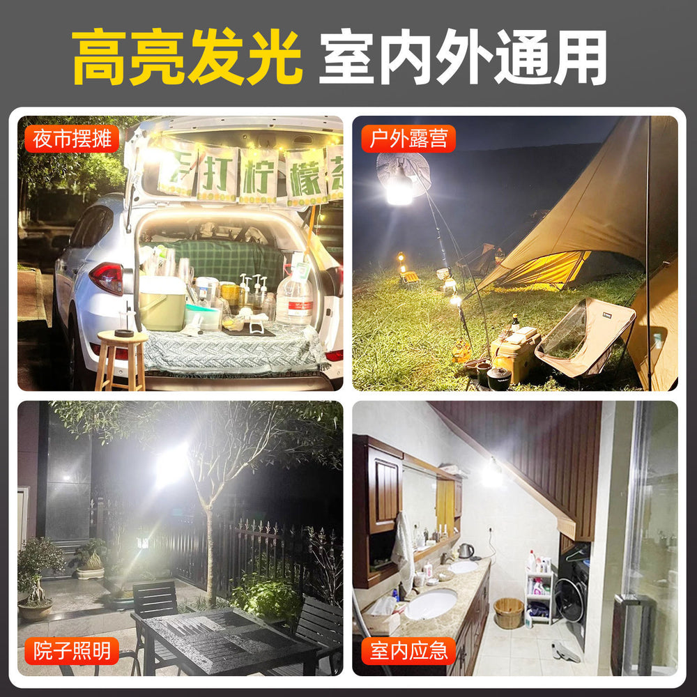 Solar single bulb 6v dedicated led bulb solar power generation system dc plug 5521 head bulb
