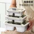 304 stainless steel food storage container - microwave safe, student-approved lunch box, airtight food container for fruits and bento boxes