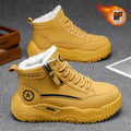 Men's snow boots: 2025 winter bestseller - warm, freeze-proof, fleece-lined, extra thick, waterproof, non-slip, thick-soled cotton boots