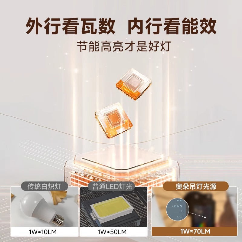 Medieval restaurant double-headed chandelier 2025 new French retro dining table lamp chess player round table lamp flying saucer lighting