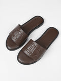 exclusive supply of european, american, and middle eastern accessible luxury round-toe d-letter high-heeled slippers, high-end outdoor wear, summer non-slip women's shoes