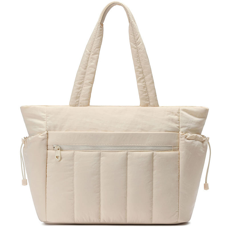 New Tote Bag Women's Handbag Lightweight Portable Travel Bag Quilted Shoulder Bag Casual Handbag