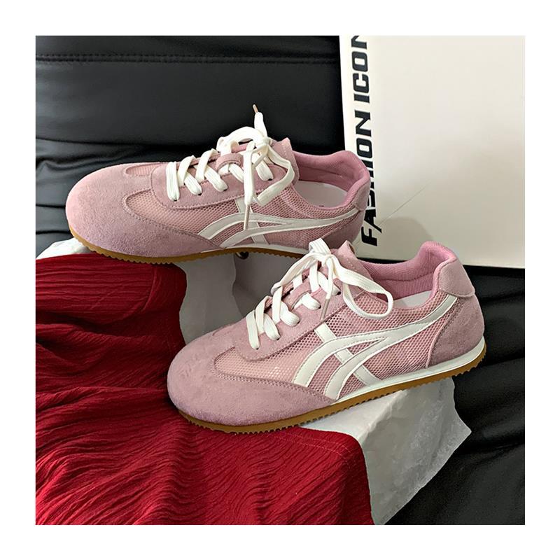 Red german army trainers (gats) women's shoes 2026 new arrival hot spring/autumn style super popular mesh breathable agnes shoes skate shoes sneakers