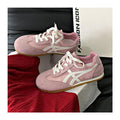 Red german army trainers (gats) women's shoes 2026 new arrival hot spring/autumn style super popular mesh breathable agnes shoes skate shoes sneakers
