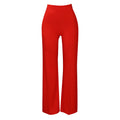 D359 european and american clothing   new fashion elegant elastic waist casual plus size wide leg pants african style trousers