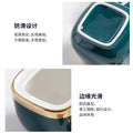 Luxury ceramic seasoning set - home kitchen utensils, spice jars, oil dispenser set with tray, wholesale seasoning containers