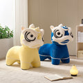 Influencer-approved foshan lion dance chair - cartoon animal design, designer creative small lion stool for living room, kids' shoe bench