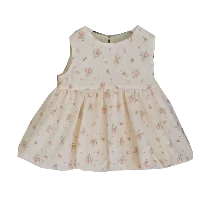 Korean style summer new girls' chic tutu birthday dress baby dress infant little princess sweet skirt