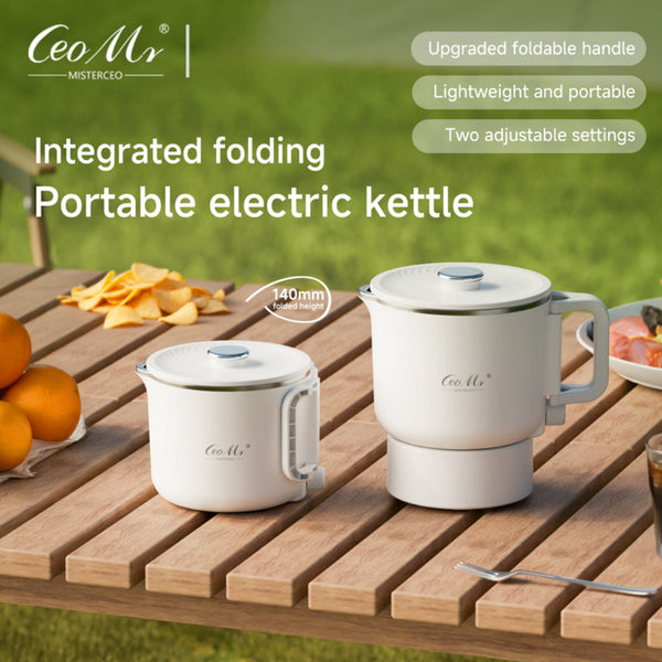 Foreign Trade Cross-border Folding Kettle Household Portable Kettle Small Travel Electric Kettle Mini Electric Cooking Pot Instant Noodles