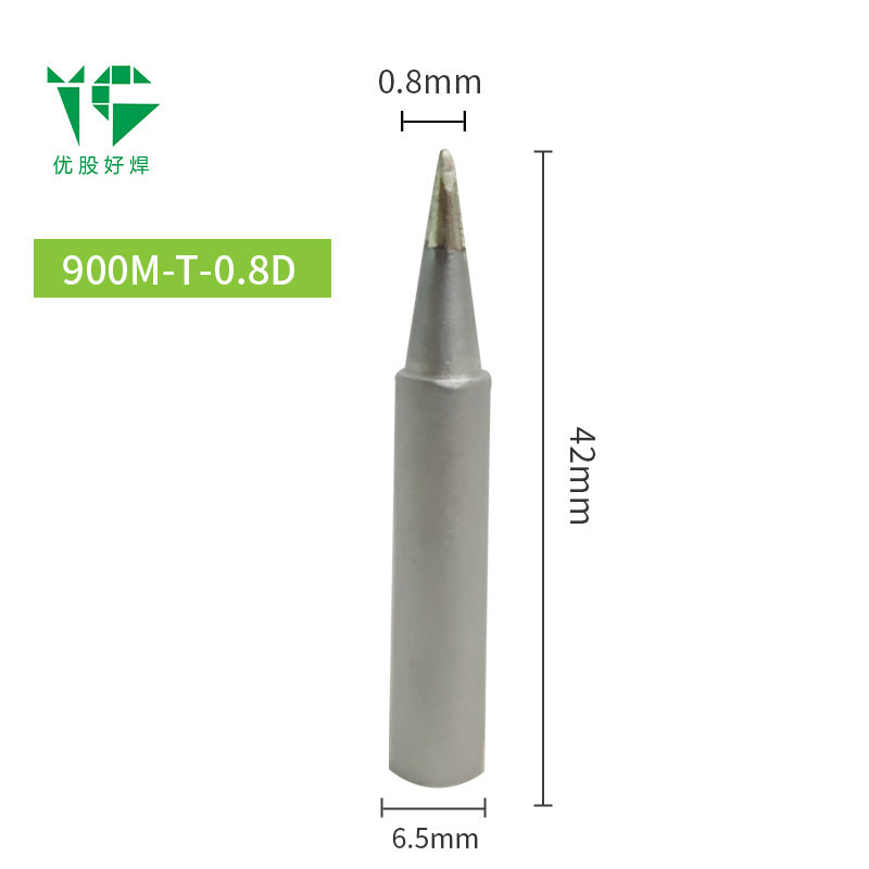 936 electric soldering iron head matte lead-free soldering table soldering iron K nozzle chrome iron head wholesale internal heating 900 matte iron head