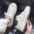 Winter sneakers for men casual trendy shoes trendy brand black and white panda niche stylesense of design skateboard shoes ultra-light thick sole dunk