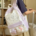 Girls ins style casual college student school bag k-stylefashion lightweight large capacity backpack cute girl backpack