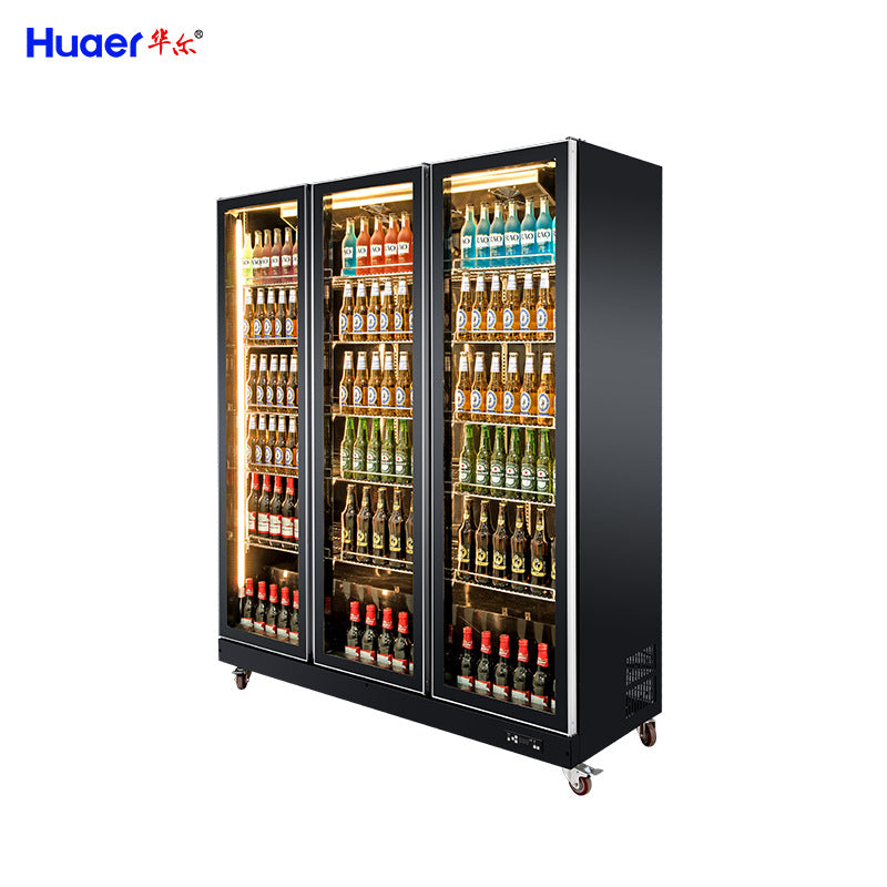 Walther freezer commercial refrigerator four-door refrigerated and frozen display cabinet meat food freshness cabinet durian freezer