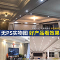 Downlight led embedded living room for home ceiling hole light round simple light hole light barrel light copper light bull's eye ceiling light