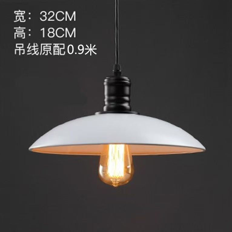 Nordic loftretro industrial style restaurant bar cafe creative iron clothing store pot lid chandelier