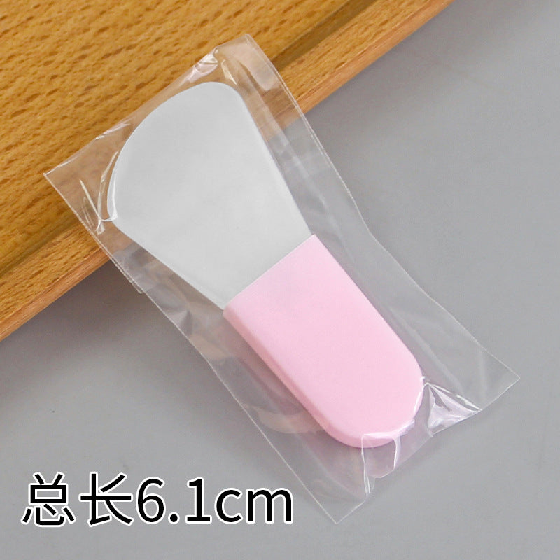 Beauty silicone brush facial mask brush makeup brush soft bristle head brush mud mask beauty tool fan-shaped fruit acid brush