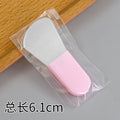 Pink rod: knife-shaped short handle silicone brush