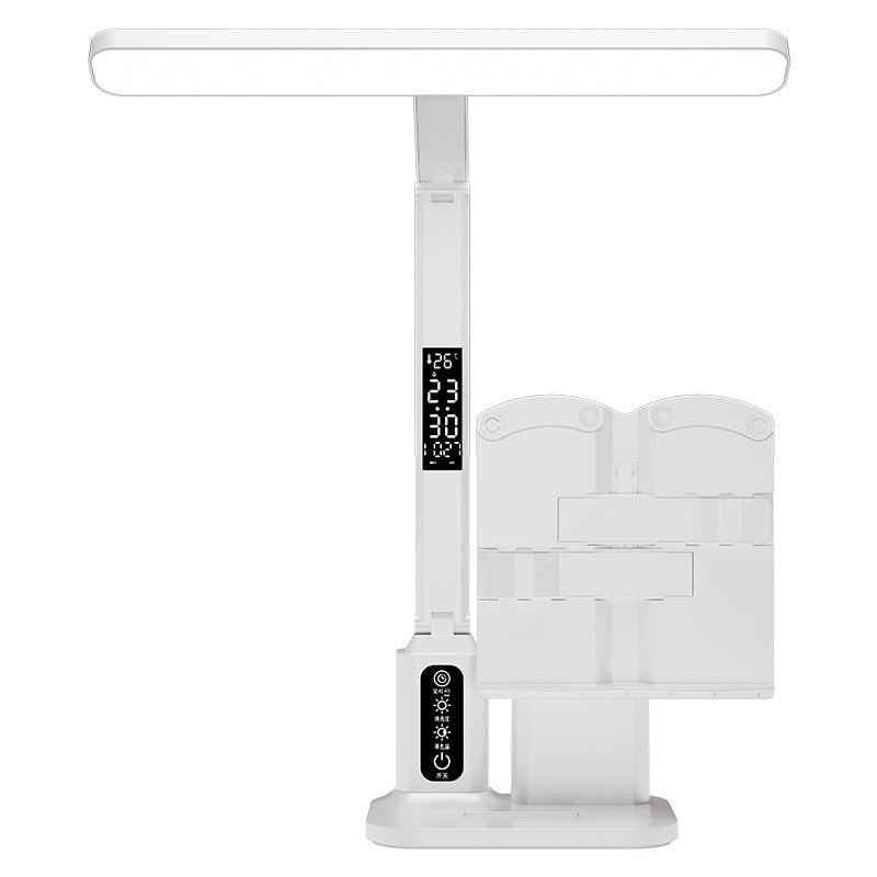 Writing board eye protection study clock desk lamp led college student dormitory kids eye protection bookshelf reading lamp