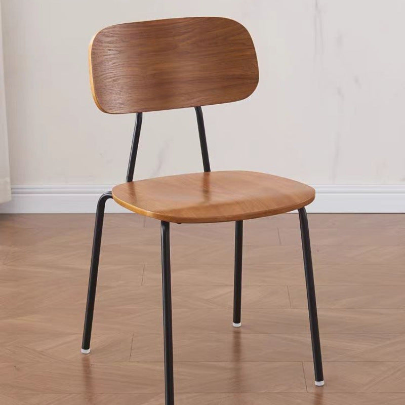 Dining chair Home Nordic medieval chair Modern Internet celebrity simple retro light luxury designer restaurant backrest stool