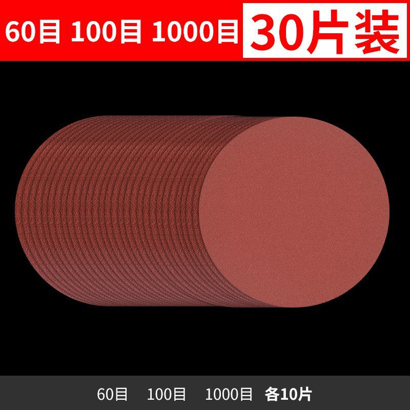 4inch sandpaper flocking woodworking wall grinder polishing round suction cup back velvet self-adhesive angle grinder grinding disc