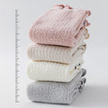 Babylon children's long socks fleece-linedthickened coral fleecekids socks breathable baby thick socks baby socks