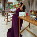 European and american cross-border women's fashion:  summer new arrival - sexy and elegant halter neck, slim-fit, ruched sleeveless maxi dress