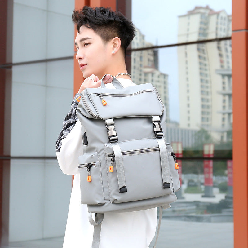 New Men's Large Capacity Travel Backpack Business Computer Portable Fashion Trend Outdoor Leisure Backpack