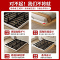 Floating bed modern casual no bedside iron frame steel frame iron art master bedroom double bed tatami row frame suspended bed