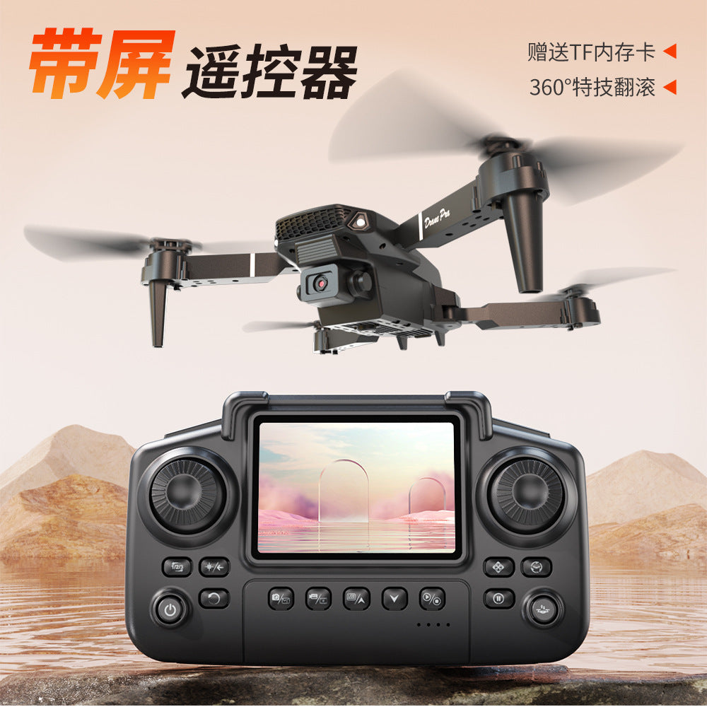 new product e88 upgraded screen-controlled drone with dual camera, optical flow positioning, quadcopter, and high-definition aerial photography
