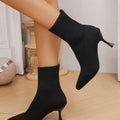 summer new arrival: plus-size women's casual comfort flyknit pointed-toe fashion flats - wholesale for export