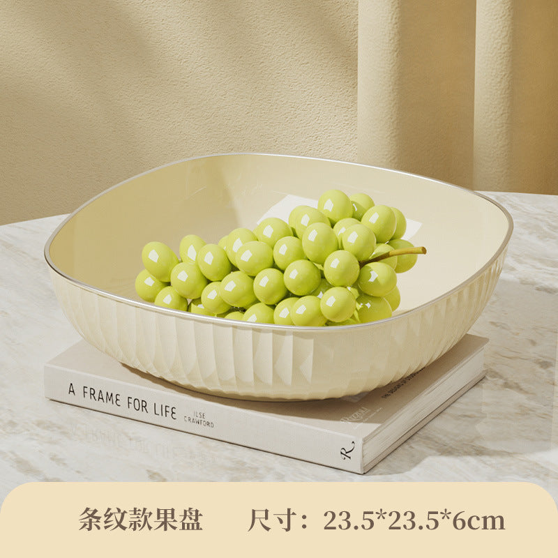 Dried fruit box Creative candy box Household dried fruit plate Combination grid with cover Living room Chinese New Year fruit melon seed candy plate