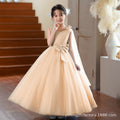 Kids dress princess dress cross-border classy style flower girl host piano performance costume girldresspersonalized