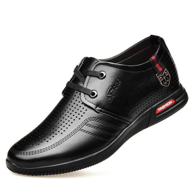 2025 summer sandals new arrival hidden heel crocs business casual shoes cut out sandals soft sole shoes men trendy