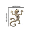Nordic gecko wall hanging popular wall background pendant wall decoration soft wall decoration three-dimensional high-end casual