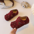 Vancahao kids cute little flowers mary jane flatsnew arrivalgirl retro soft bottom birkenstock shoes doudou shoes
