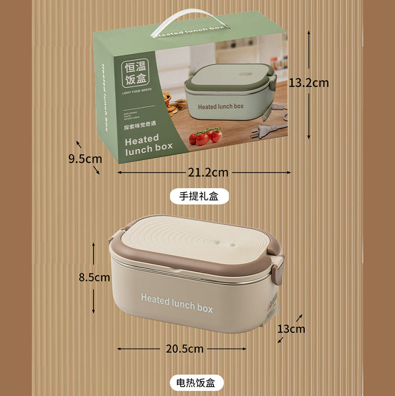 Electric lunch box - no water needed, plug-in insulated bento box for office workers, constant temperature hot food - the ultimate insulated lunch box!