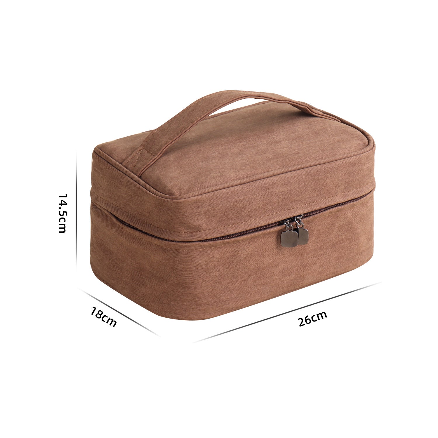 Original sheep pattern cosmetic bag classification multi-layer bag large size high-end sense dirt-resistant toilet bag cosmetic storage bag