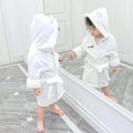Kids bathrobe coral velvet spring & fallwinter children's bath towel baby boy pajamas boys and girls nightgown home clothes trendy