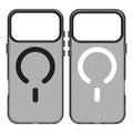 Double-layer imd candy color magnetic suction suitable for iphone17promax mobile phone case apple 15/14 frosted anti-fall case
