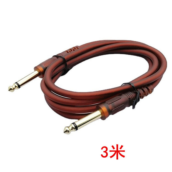 3 meters 6.5 to 6.5 audio cable, microphone power amplifier, audio 6.35 male to 6.35 male cable, mixer