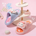 Ready-to-ship summer girls' slippers: bunny cartoon indoor anti-slip bathroom bath cute soft sole kids' slippers