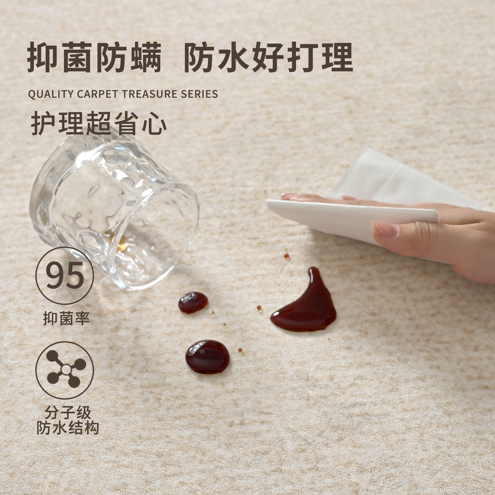 Carpet living room special-shaped modern casual style no-wash and wipeable bedroom high-end sense of asymmetrical floor mat large area full coverage