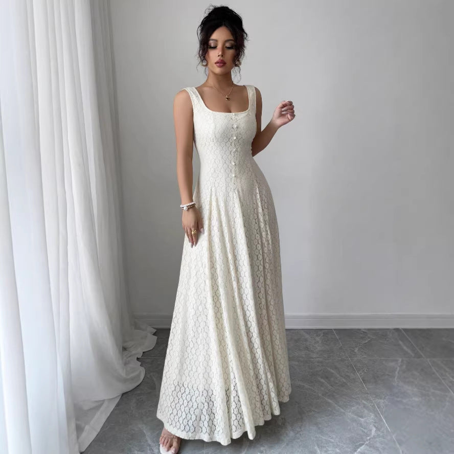 summer  new arrivalknittingcut outpure colordresssexy silm suspender long skirt