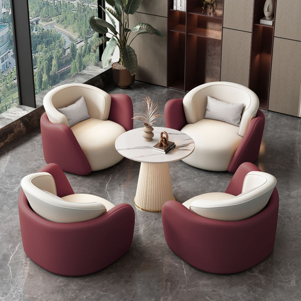 Business office negotiation sofa coffee table combination sales office reception sofa cafe shopping mall rest area billiard hall