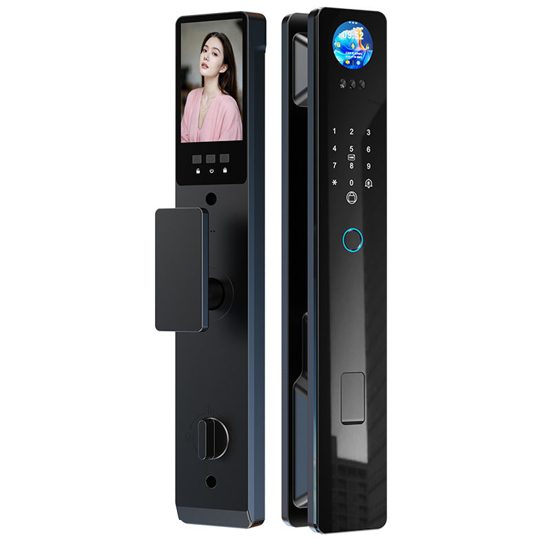Villa door fingerprint lock waterproof outdoor smart door lock 3d face recognition home remote electronic lock wholesale project